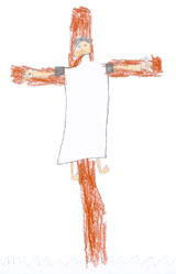 Jesus am Kreuz